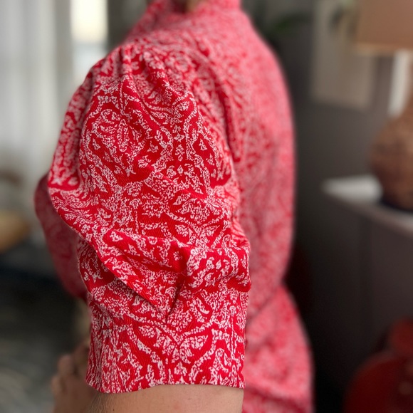 El Corte Inglés vintage red dress with white buttons - timeless! - Picture 14 of 14